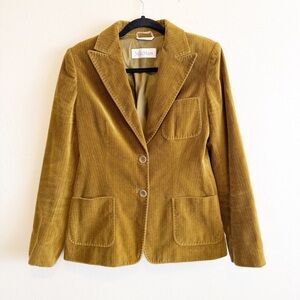 MaxMara Women's Corduroy Blazer size 10